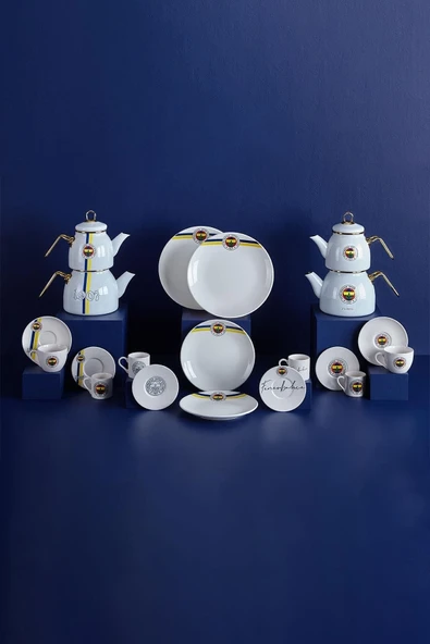 Fenerbahçe Neva N3425 Lisanslı 1907 2'li Çay Fincan Takımı Fb - 6