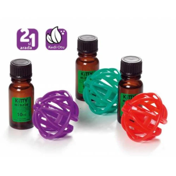 Karlie Kedi Otlu Top 10ml ürün görseli 1