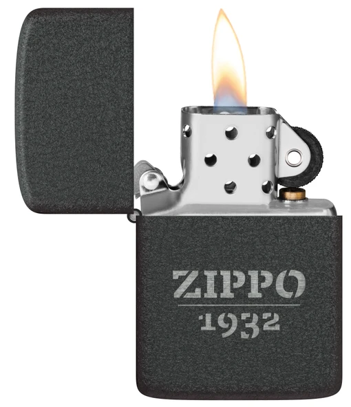 Zippo 1932 Replica Black Crackle Dizayn Çakmak - 3
