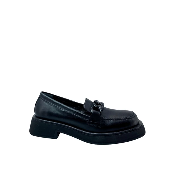 Albini 2610556D Hakiki Deri Kadın Loafer Ayakkabı - 2