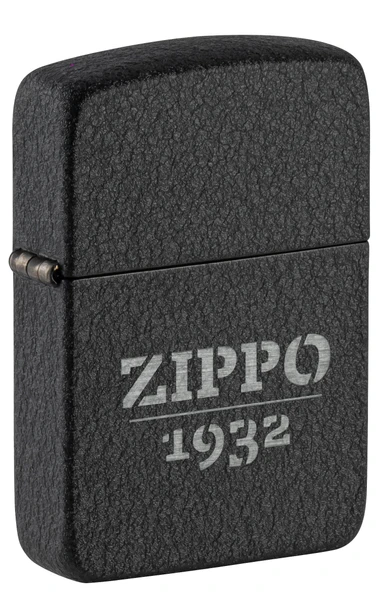 Zippo 1932 Replica Black Crackle Dizayn Çakmak - 1