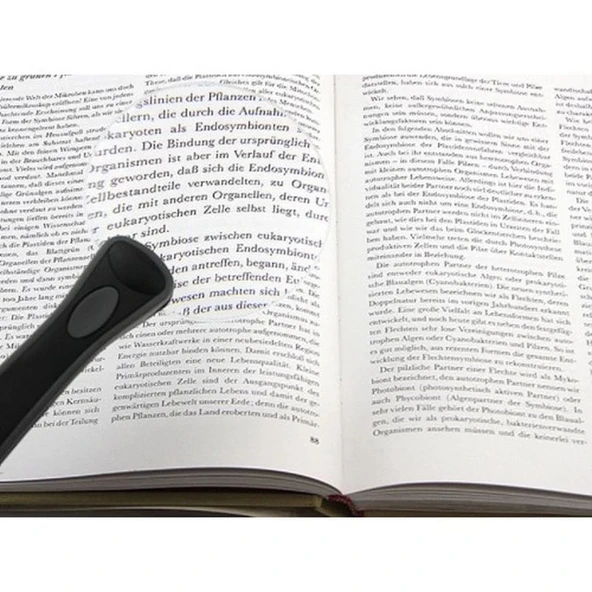 2 Led Işıklı 2.5X-90Mm Okuma Büyüteç - 3