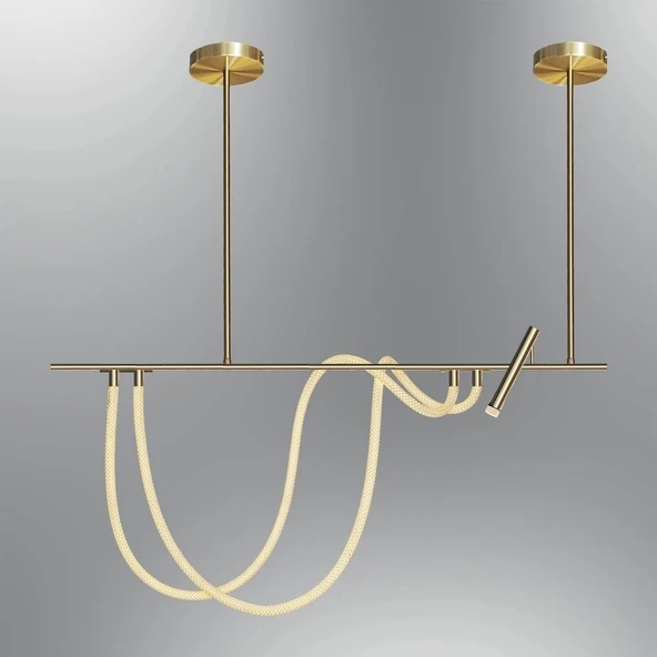 Sıralı Spotlu Hortum Avize Eskitme