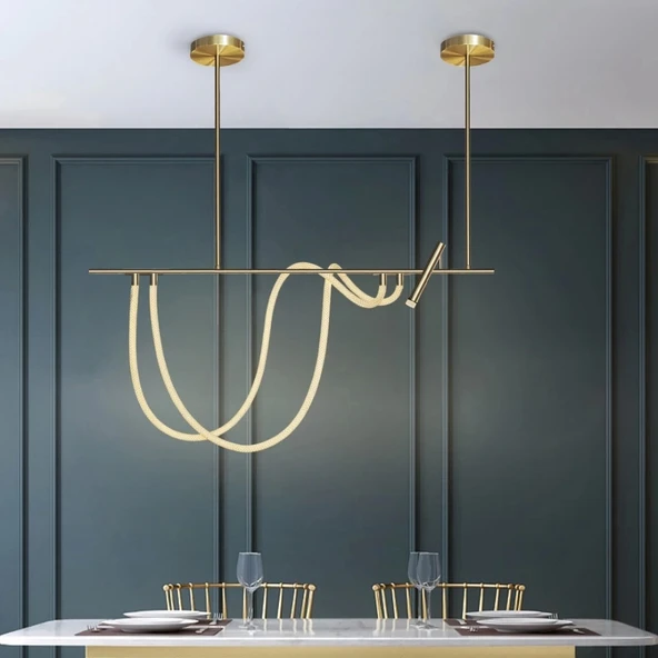 Sıralı Spotlu Hortum Avize Eskitme - 2