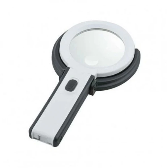 2X5X120Mm   10 Ledli  Masaüstü Büyüteç - 4