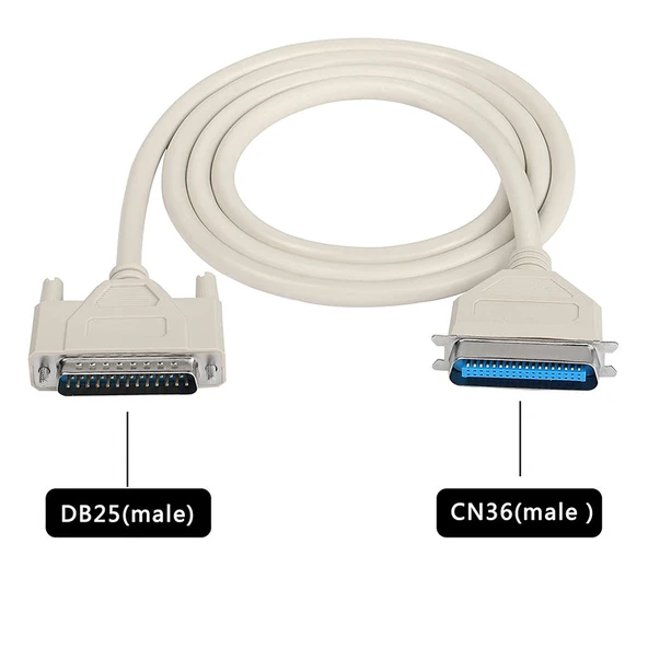 DB25 pin Lpt paralel port to CN36 Pin Dotmatrix yazıcı kablosu 3m - 2