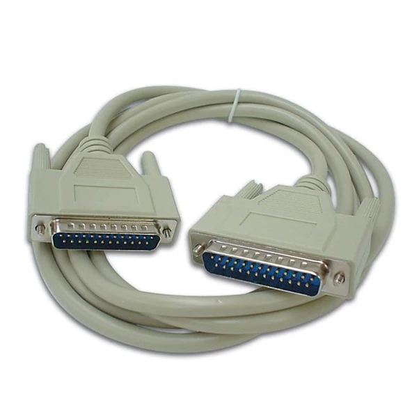 25 pin lpt paralel port yazıcı kablosu DB25 LPT erkek erke kablo 3m - Resim 2