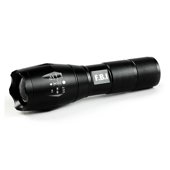 F.B.I F-T3 Su Geçirmez Alüminyum Oksidiyon Şarjlı El Feneri - 2