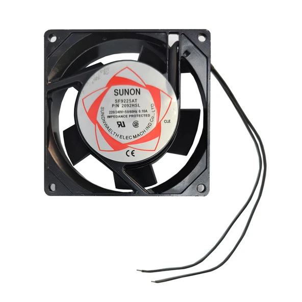 220v 9 cm metal fan 9x9x2.5cm 220v metal kasa soğutucu fan ürün görseli 1