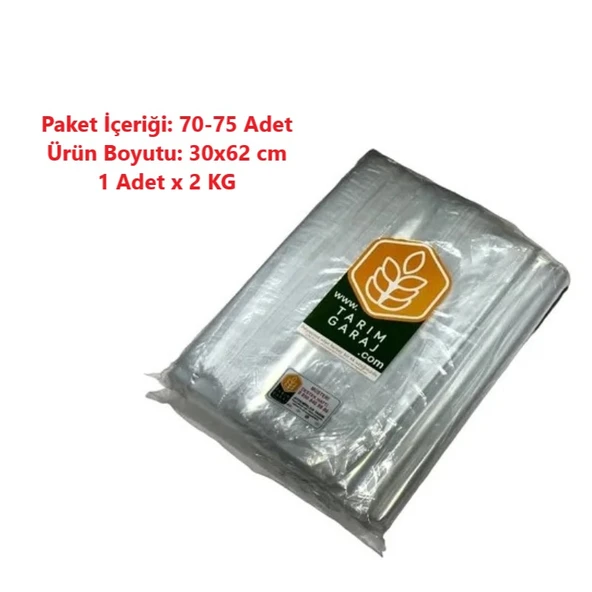 Çerçeve Çıta Bal Poşeti-Naylonu 30x62 cm-2 Kg