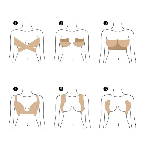 Göğüs Dikleştirme Bandı S Beden 2.5 Cm. - Resim 2