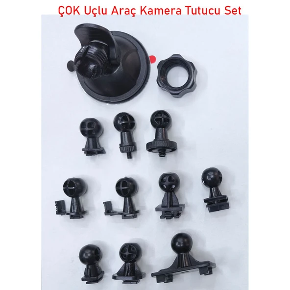 araç kamera tutucu Çok uçlu vantuzlu Araç kamera tutucu set LeonPro - 4