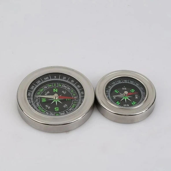 Yuvarlak Metal Kasa Dayanıklı Pusula 80Mm - 3