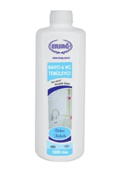 ERSAĞ BAHAR KOKULU BANYO WC TEMİZLEYİCİ 3 ADET X 1000 ML. ORJİNAL ÜRÜN YENİ TARİH