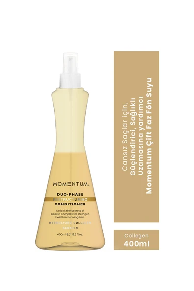 Momentum FÖN SUYU COLLEGEN KERATIN  400 ML - Resim 3