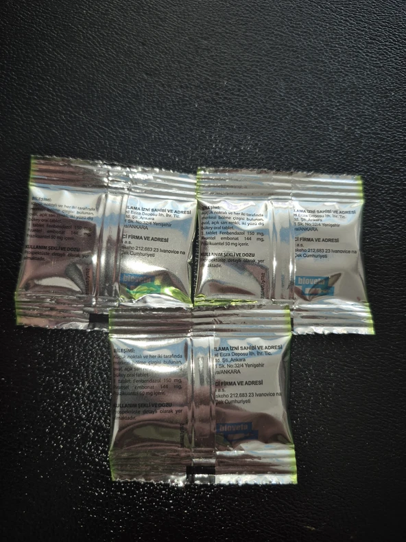 Caniverm 700 mg Oral Tablet Kedi-Köpek İç Parazit Hap. - 2