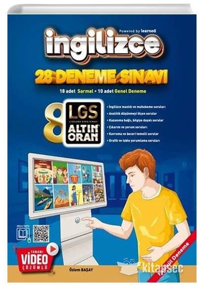 8. Sınıf LGS İngilizce Altın Oran 28 Deneme Borealis Yayıncılık