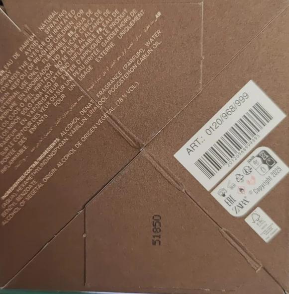 ZARA WHIPPED COFFEE EDP 100ML (3.4 FL. OZ).20120968999995 - Resim 8