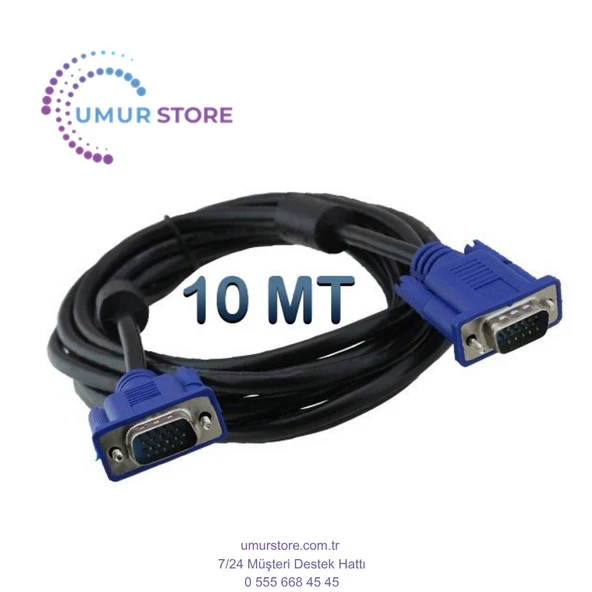 10 Metre VGA Kablo ürün görseli 1