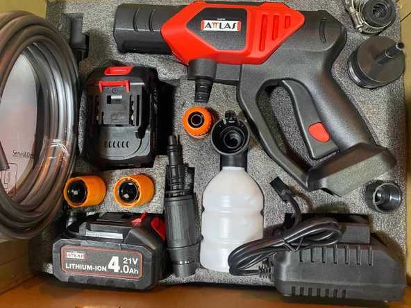 Attlas ATB 21 HPW-402B Akülü Basınçlı Yıkama Tabancası A0901011 - 3