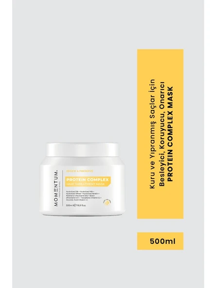 Momentum Saç Bakım Maskesi Protein Complex Mask 500 ml PROTEİN İÇEREN MASKE - Resim 2