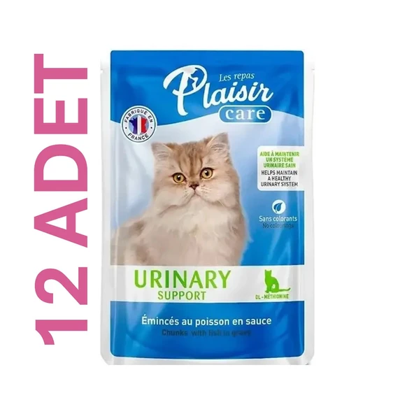 Plaisir Care Urinary Support 85 gr Yetişkin Kedi Maması (12 ADET) - Resim 2