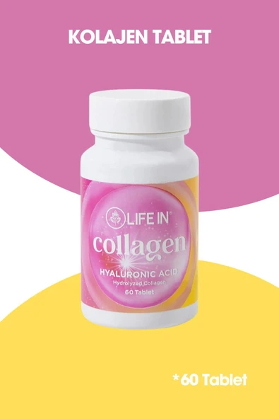 LİFE İN HİDROLİZE KOLAJEN TABLET,  SAF VE DOĞAL YÜKSEK BİYOAKTİF ÇİFT HİDROLİZE KOLAJEN - Resim 2