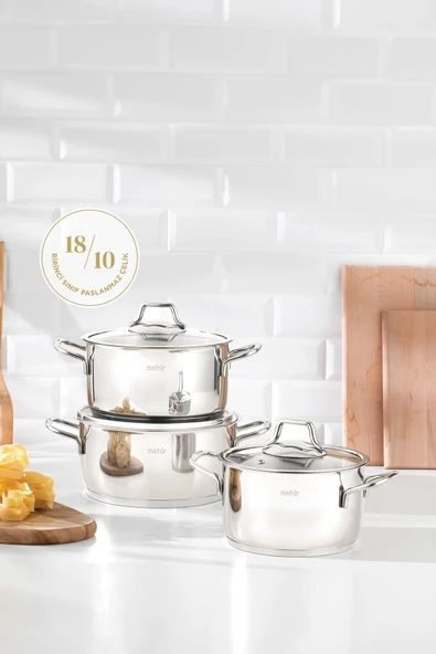 Nehir Essential 80 Parça Paslanmaz Çelik Çeyiz Seti - Resim 3