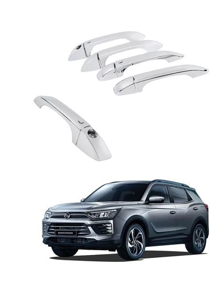 SsangYong Korando 2019 ve Sonrası Kapı Kolu ABS Kromu OEM (Made in Korea)