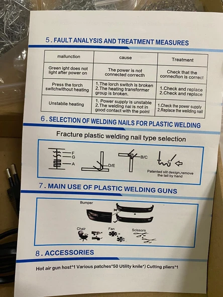 Plastik Birleştirici Kaynak Tabancası - Resim 6