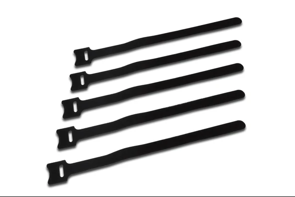 Kablo Bağı Cırt Cırtlı, 13 x 150 mm, Paket İçeriği: 100 adet, siyah renk