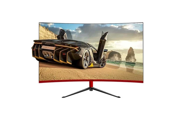 TURBOX 100HZ 2MS HDMI-VGA 1920x1080 23.8" R1800 CURVED FRAMLESS MT-L238CFHD100 MONITOR - Resim 2