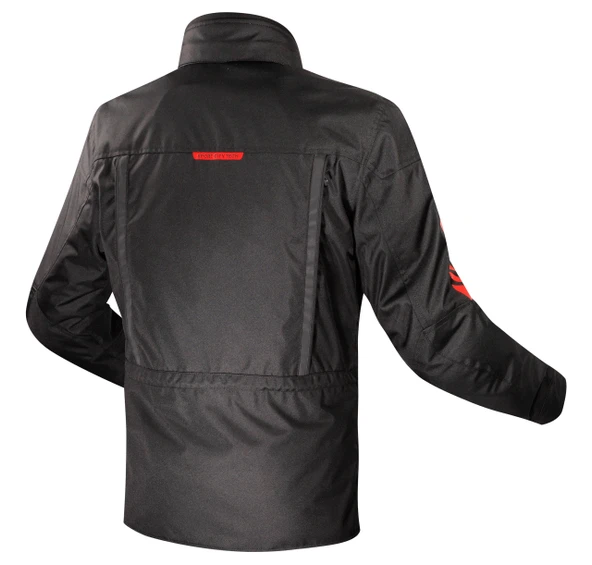 LS2 METROPOLIS EVO MONT SİYAH-KIRMIZI - Resim 2