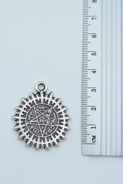 Anime Black Butler Kuroshitsuji Gümüş Kaplama Deri İp Kolye - Resim 3