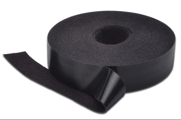 Kablo Düzenleyici (Kablo Bağı) Cırt Cırtlı Bant 10 metre, Genişlik 20 mm, siyah renk