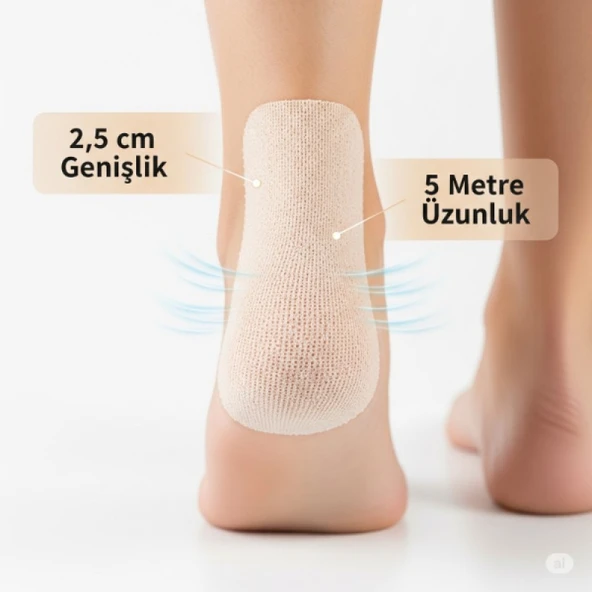 Ayakkabı Vurma Önleyici Rulo Bant 2.5 cm X 5 m - Resim 4