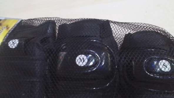 PATEN KAYKAY BİSİKLET İÇİN DİZ DİRSEK BİLEK KORUYUCU SET - 4