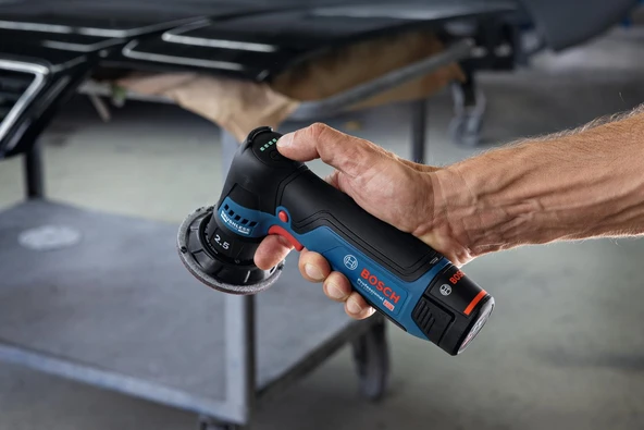 Bosch GEX 12V-77 Eksantrik Zımpara Makinesi Solo - 5