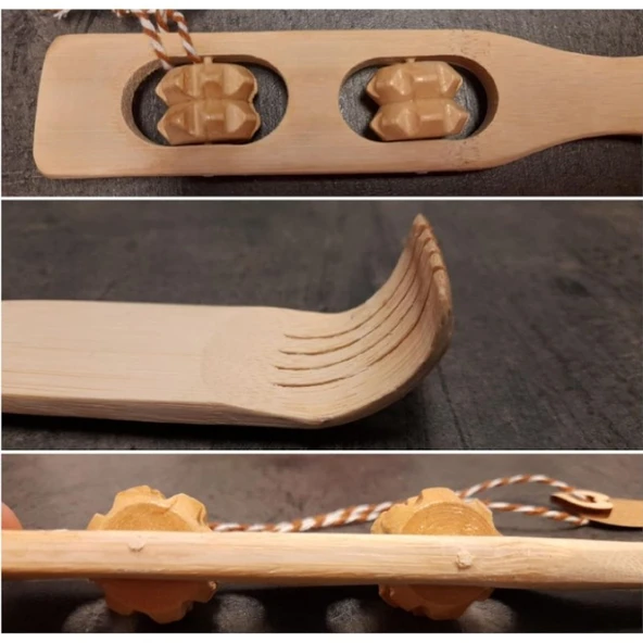 Doğal Bambu Kaşınma Ve Masaj Sopası - 3