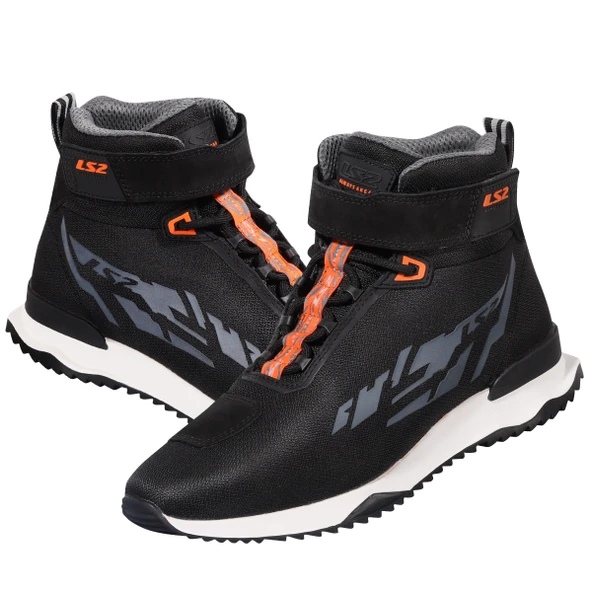 LS2 ACRUX BOT SİYAH-TURUNCU ürün görseli