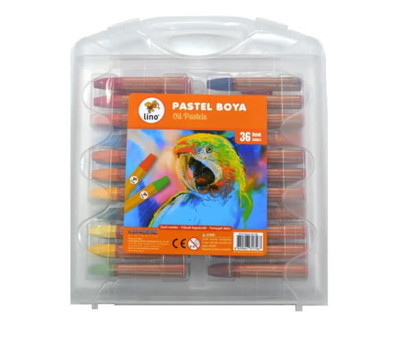 Lino Pastel Boya 36 Renk Plastik Kutulu LN_136 ürün görseli