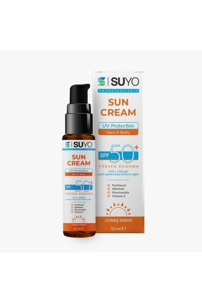 GREEN FARMA SUYO SUN CREAM SPF 50 50 ML GÜNEŞ KREMİ