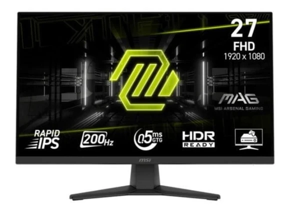 27 MSI MAG 272F 0.5MS 200HZ FHD IPS MONITOR