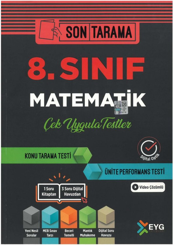 Eyg 8.Sınıf Matematik Konu Tarama Testi