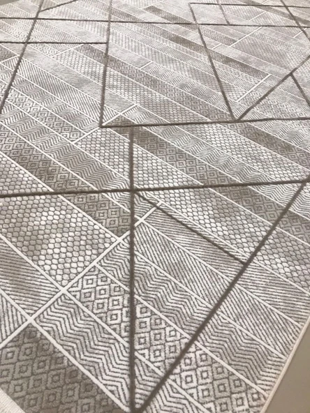 Merinos Halı Ritim 73338 070 Serisi Salon Oturma Yatak Odası Halısı - Resim 4