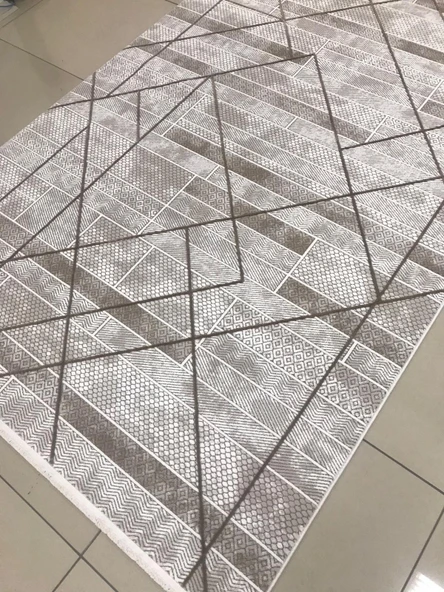 Merinos Halı Ritim 73338 070 Serisi Salon Oturma Yatak Odası Halısı - Resim 2