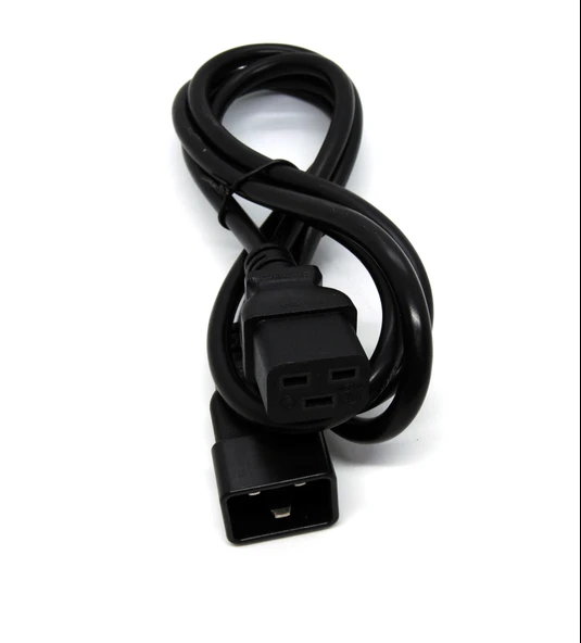 Beek Güç Kablosu Schuko C19 <-> C20, 1.8 metre, H05VV-F 3*1 5mm kare