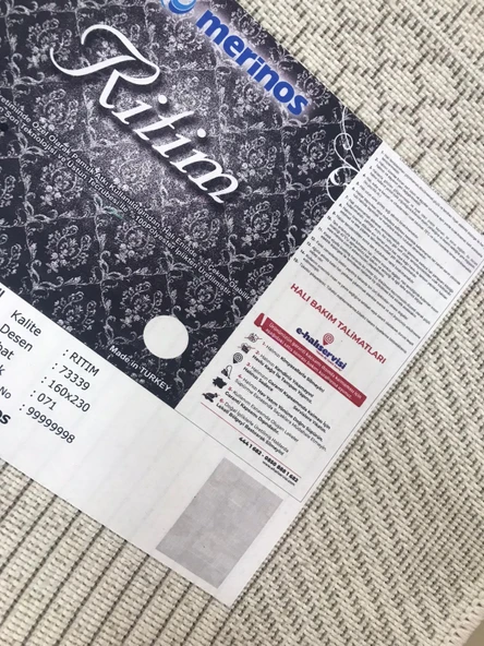 Merinos Halı Ritim 73339 071 Serisi Salon Oturma Yatak Odası Halısı - Resim 8
