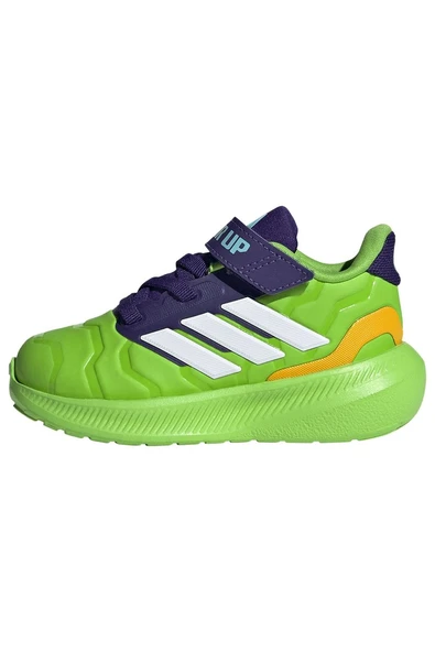 adidas Yeşil Bebek   Koşu Ayakkabısı RUNFALCON 5 IRON HULK EL I JR4932 - Resim 12