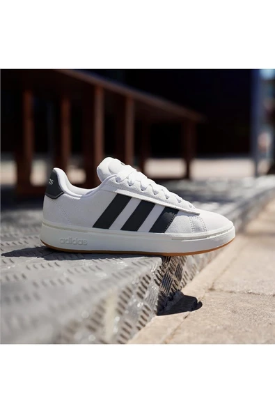 adidas Kadın  Beyaz  Yürüyüş Ayakkabısı GRAND COURT ALPHA 00s JP7631 - Resim 12